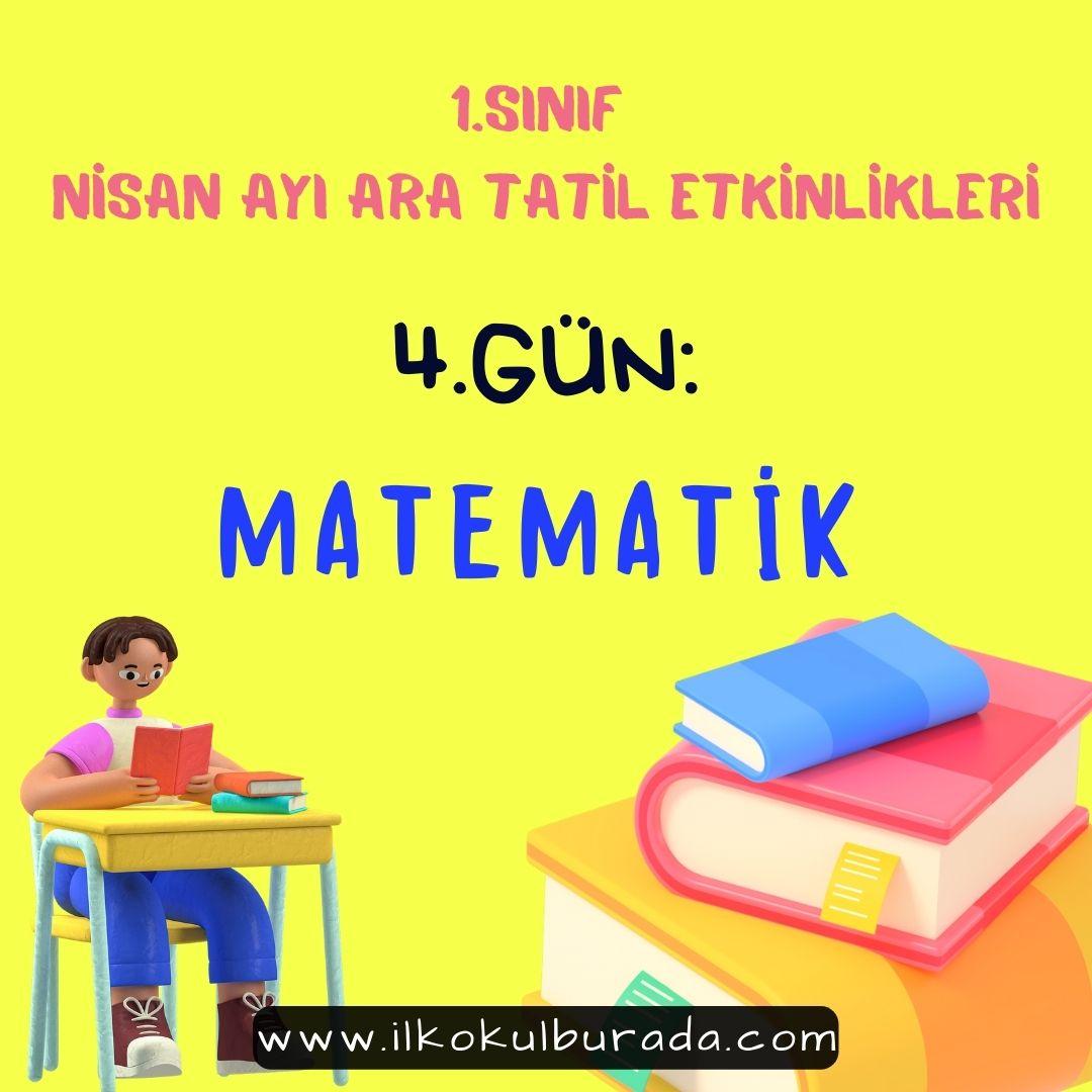 1.Sınıf Ara Tatil Matematik Değerlendirme Sınavı - 4.Gün