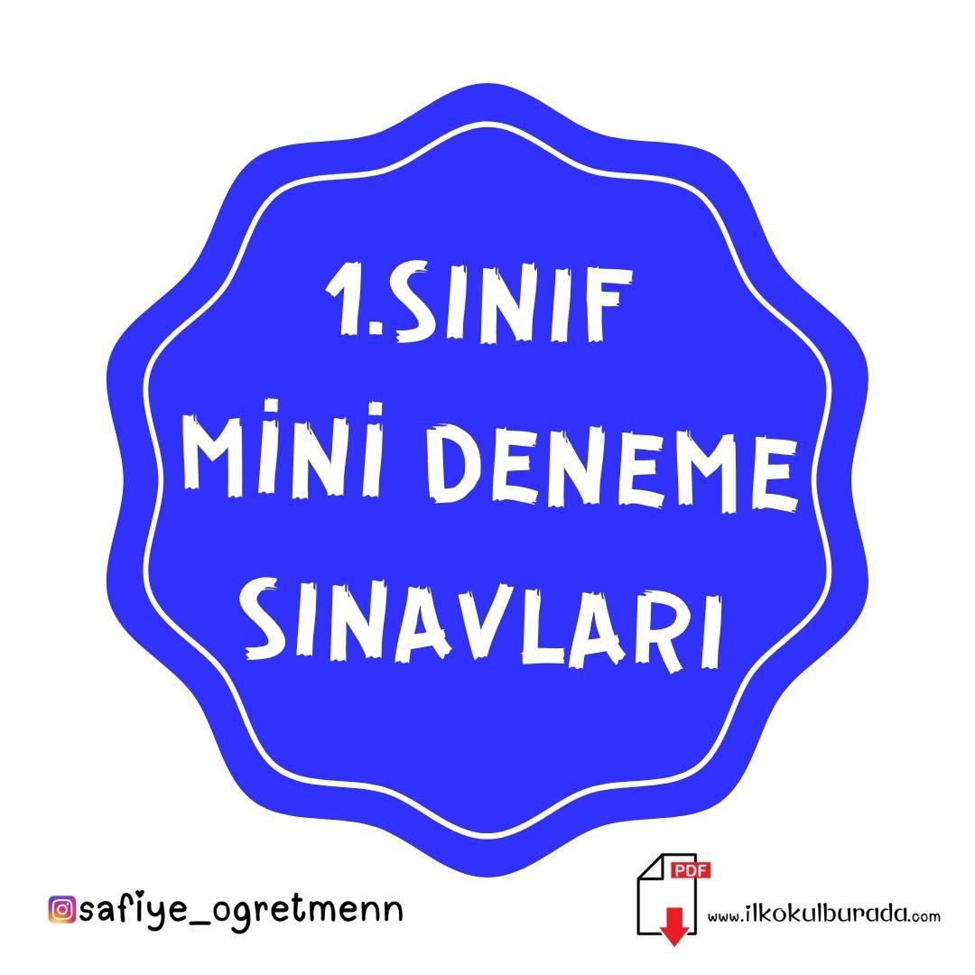 1.Sınıf Mini Deneme Sınavları