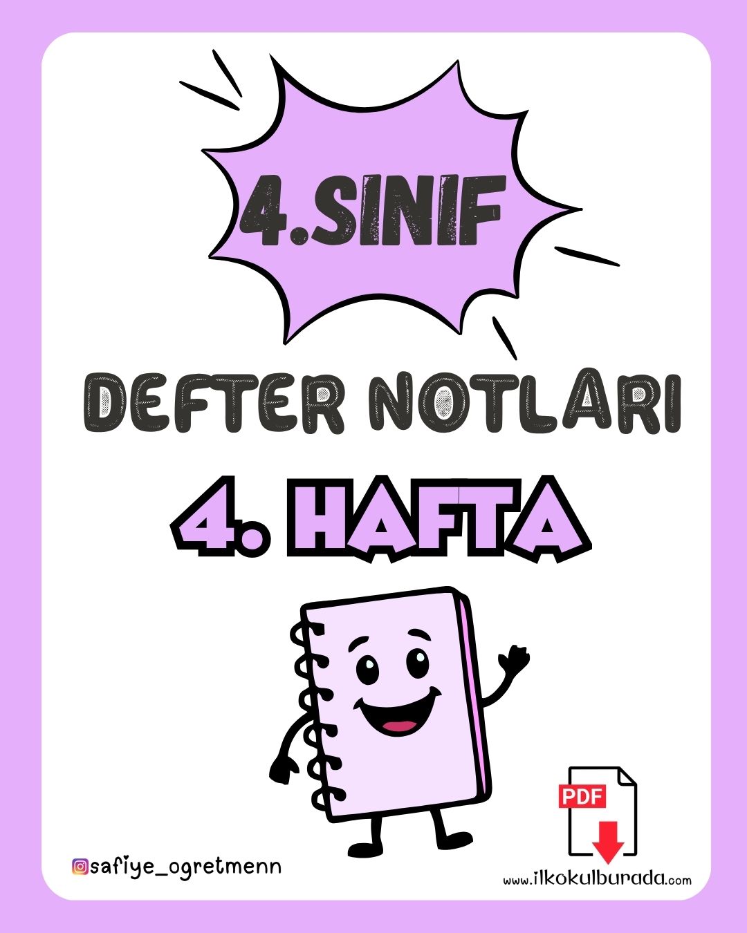4️⃣. Hafta