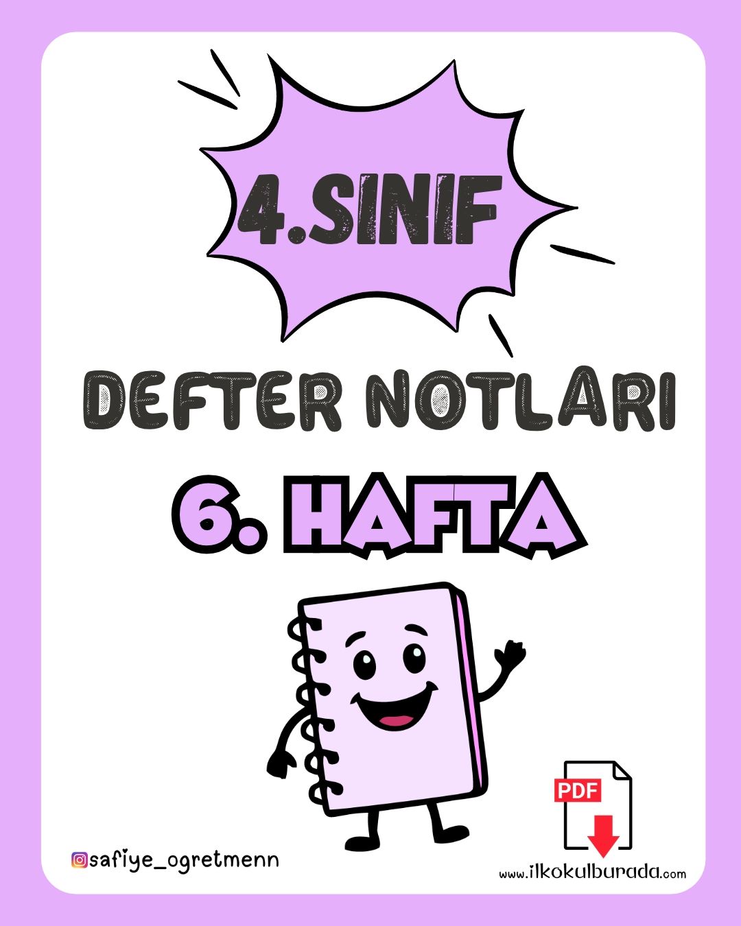 6️⃣. Hafta