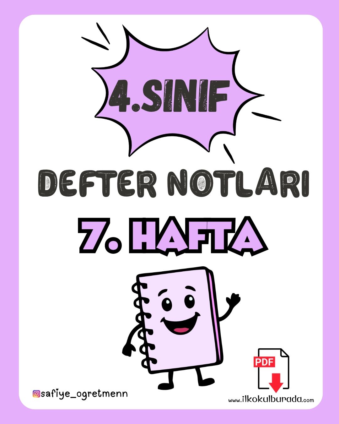7️⃣. Hafta