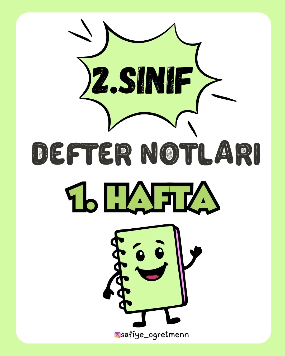 1️⃣. Hafta